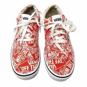Vans Low Top Graphic Skate Shoe Sz 7.5 / 8